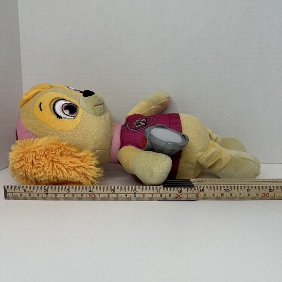 Paw Patrol Skye Snuggle Up Plush Pink Flashlight Sounds Working Stuffed Animal - Picture 8 of 11